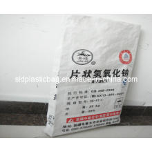 PP saco tecido para 25 kg de hidróxido de sódio (NaOH)